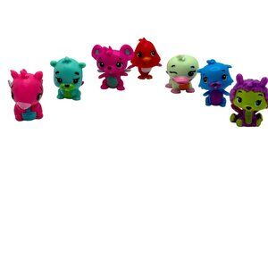 Hatchimals CollEGGtibles Lot Of 7 Figures Glittery Wings & Vivid Colors